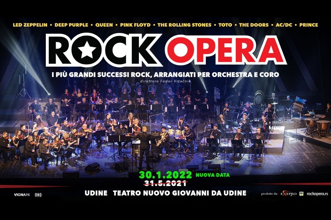 Opera rock - > RINVIATO al 30 gennaio 2022