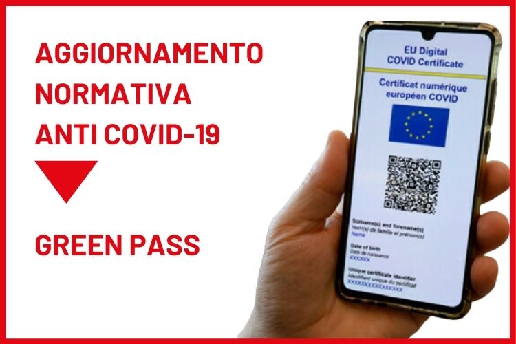 immagine Aggiornamento linee guida normativa anti Covid-19: accesso con Green Pass