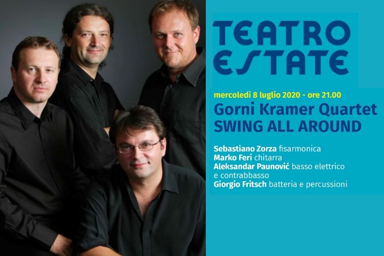 immagine A tutto swing (e non solo): l’estate del Giovanni da Udine si colora con il Gorni Kramer Quartet