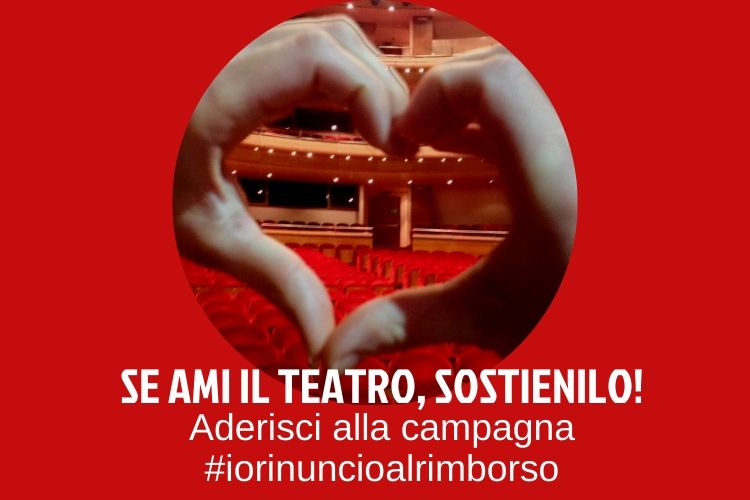 immagine Se ami il teatro, sostienilo! Come partecipare alla campagna #iorinuncioalrimborso